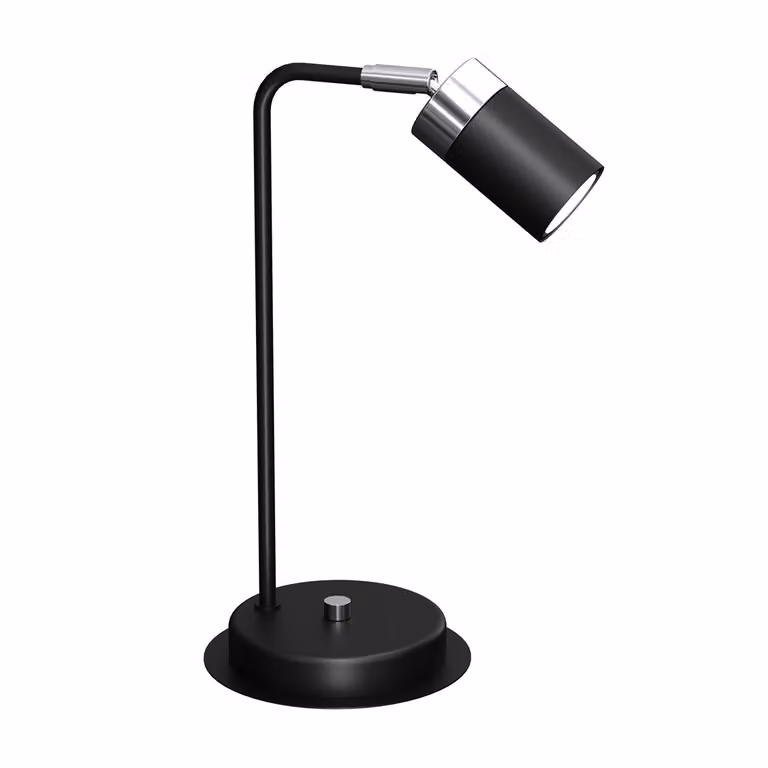 Lampada da comodino Joker Black/Chrome 1Xgu10
