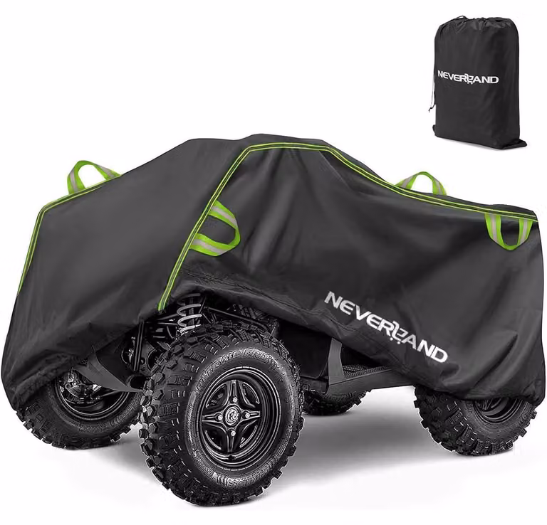 Telo protettivo impermeabile per interni ed esterni, dimensioni XL, 210x120x115 cm, colore verde/nero