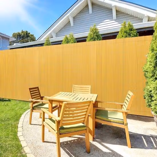 Schermo per la privacy, dimensioni 1,6 x 3 metri, ideale per giardino e terrazza. Resistente al vento e alle intemperie, resistente ai raggi UV, realizzato in PVC, perfetto per balconi e recinzioni.