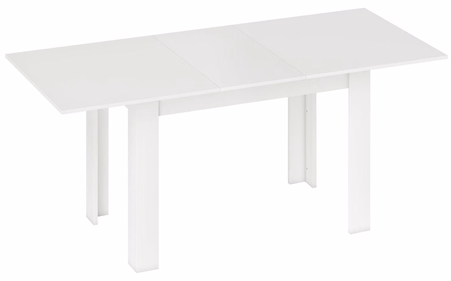 Tavolo da pranzo allungabile, 140/180 x 80 cm, bianco | Colore: Bianco | Dimensioni: 80x180x75 cm