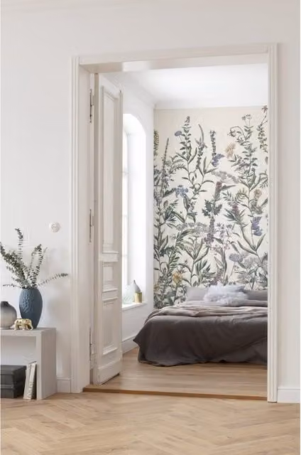 Fotomurale KOMAR Flowering Herbs Multicolore L: 200 cm x H: 250 cm