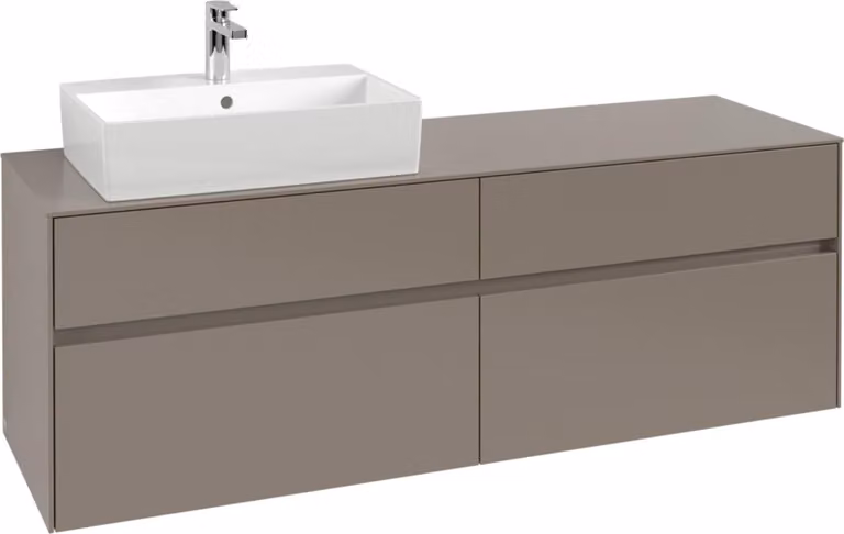Mobiletto V&B Collaro 160x54,8x50cm, WT l, LED 12W, Mar bl.
