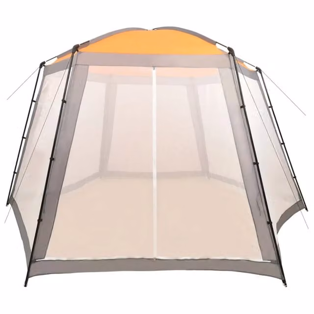 Tenda per piscina in tessuto grigio vidaxl L: 500 cm, P: 433 cm, H: 250 cm