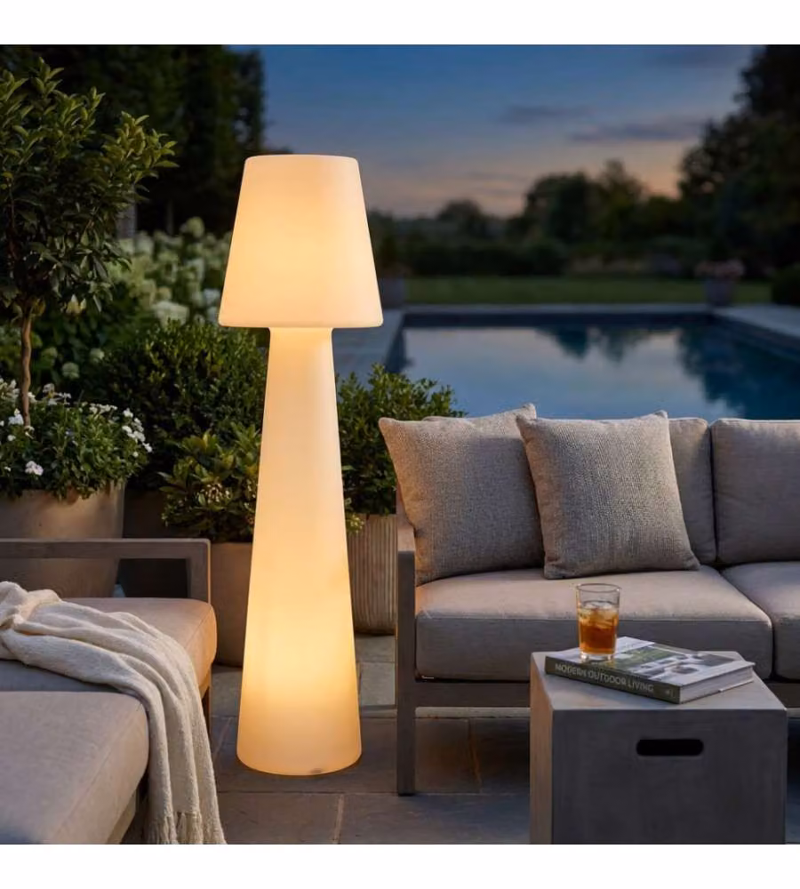 Cassiopeia Lampada Luminosa Gialla Ø 40 cm Ricarica USB Moderna