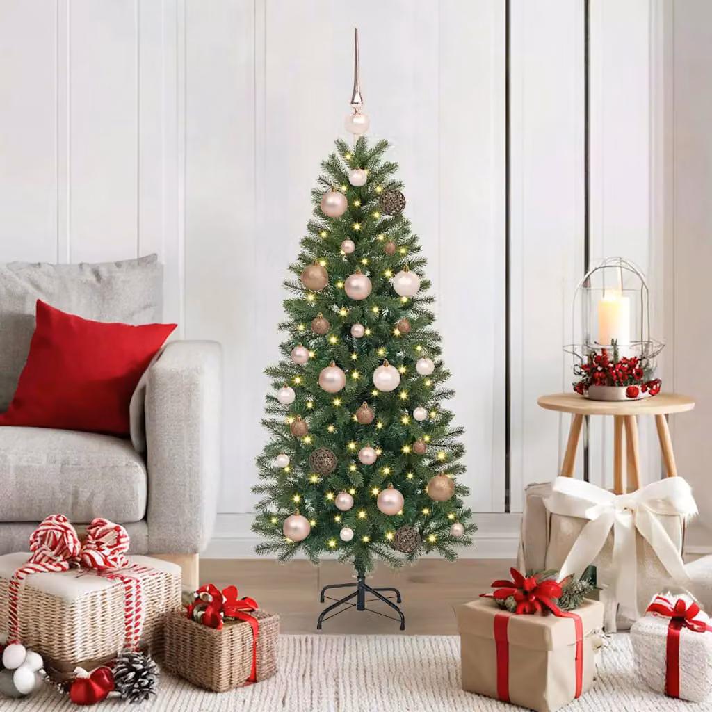 Albero di Natale artificiale da tavolo vidaXL Verde 120 cm in PE e PVC