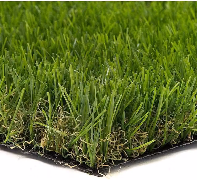 Trade Shop - Prato Sintetico 40mm Finta Erba Tappeto Manto Giardino 4 Sfumature Colore 1x15mt -
