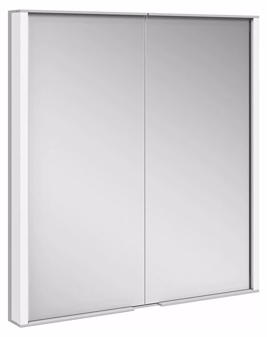 KEUCO ROYAL MATCH armoire de toilette encastrable, 2 portes en miroir double cristal, 650mm, 12811171301, 12811171301