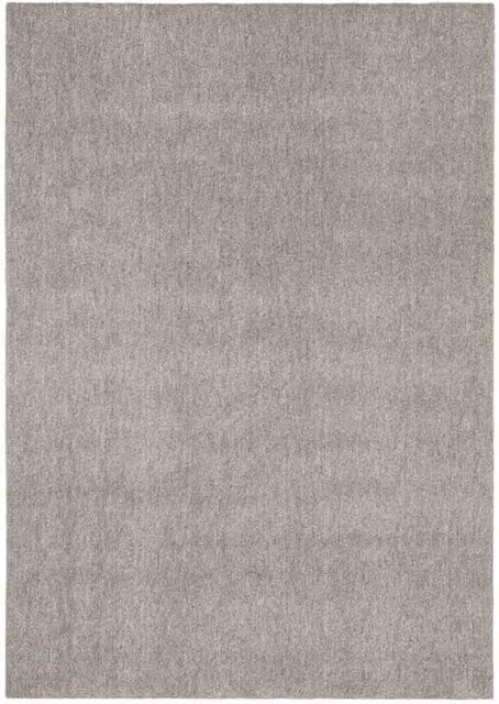 Tappeto FEEL GRIGIO MELANGE cm.240x340 tinta unita moderno, pelo morbido resistente e lavabile in lavatrice