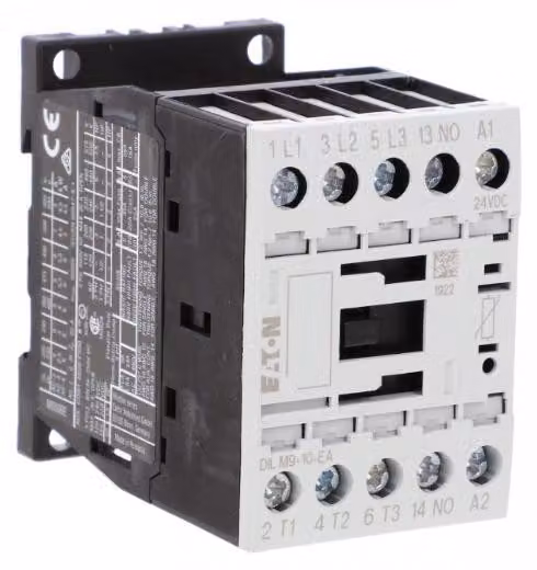 Interruttore magnetotermico 9A, 3 poli, 24V DC, serie DILM9-10-EA (24VDC), codice prodotto 190030