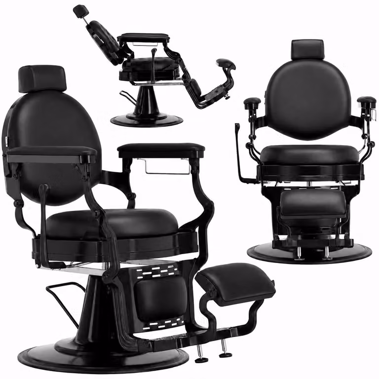 Poltrona barbiere Logan idraulica professionale per salone Barberking
