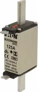 Eaton 125NHG01BI Fusibile NH con indicatore meccanico Dimensione fusibile = 1 125 A 500 V 3 pz