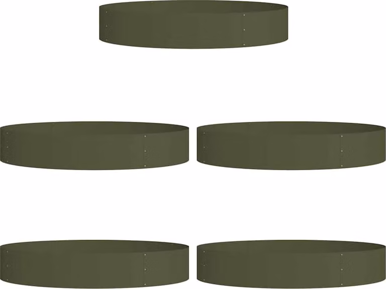 Anello per vaso 5 pcs Verde oliva 120 x 120 x 20 cm