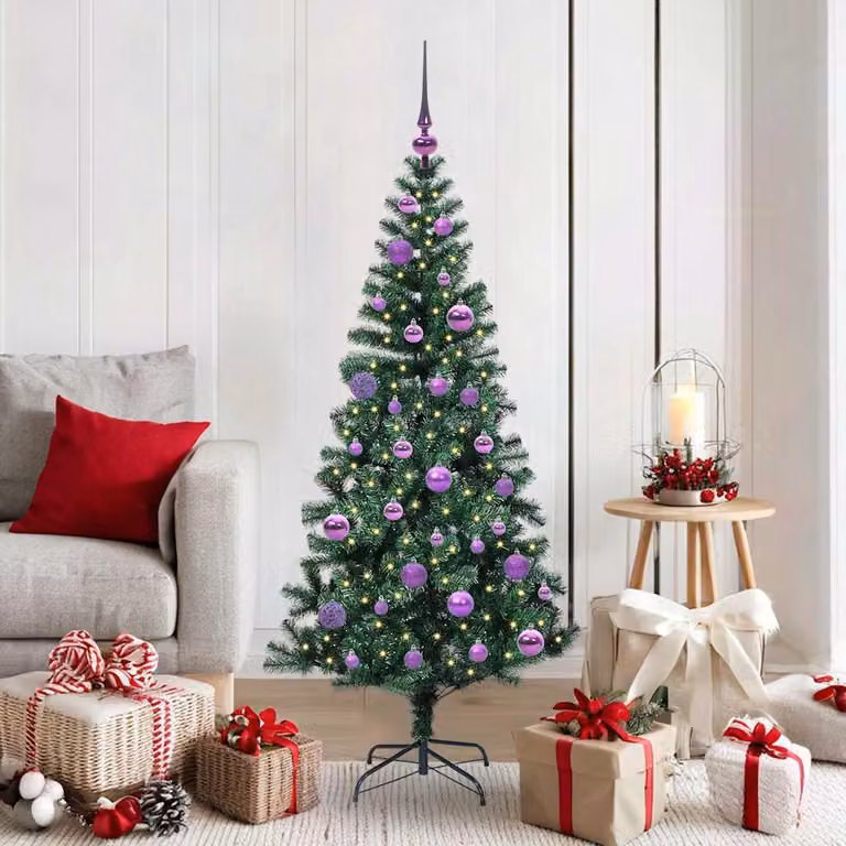 Maison Exclusive - Albero di Natale artificiale illuminato, verde, 150 cm