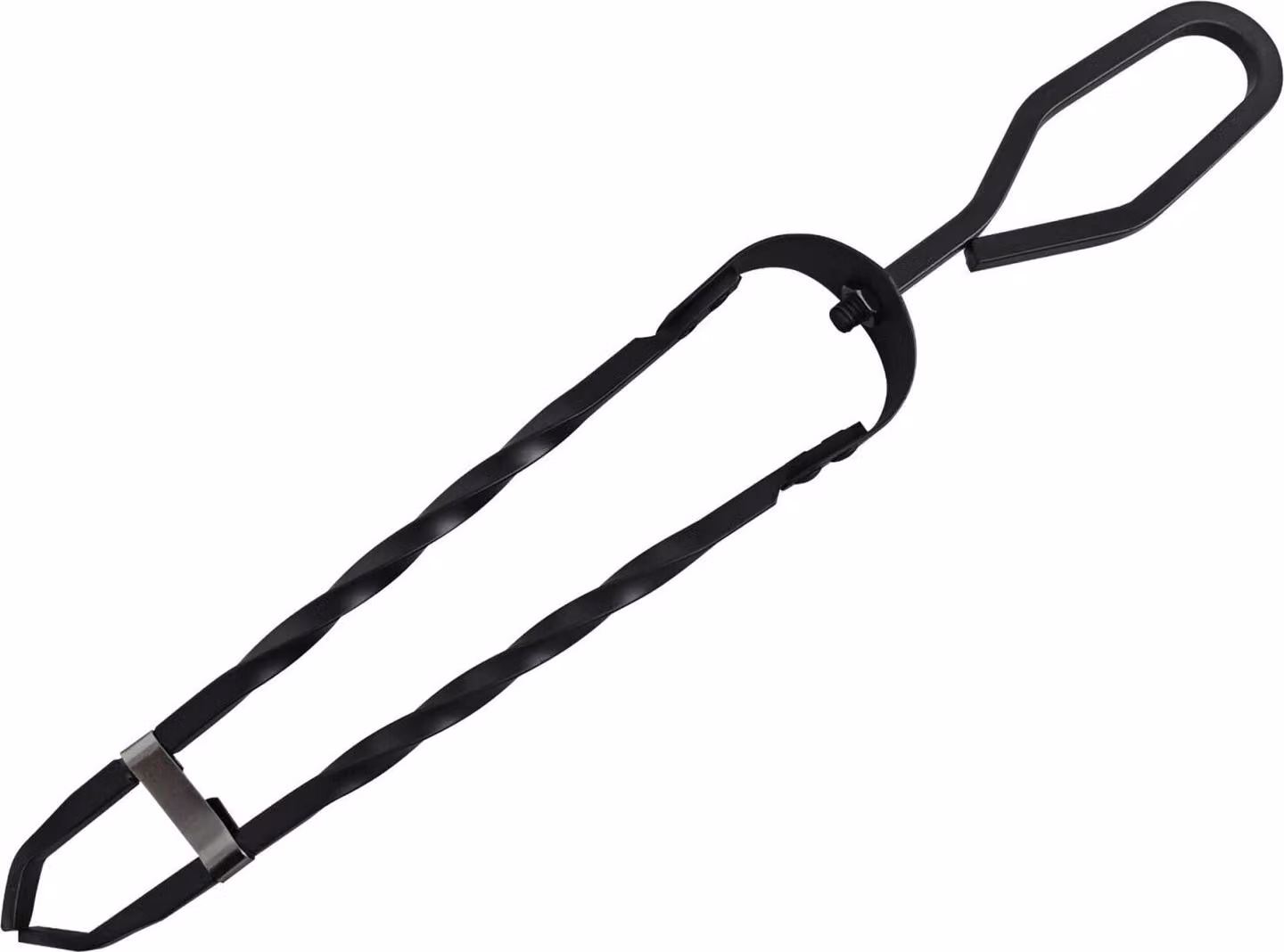 Pinza per legna da ardere, ferro battuto, 46 cm