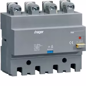 Blocco FI Hager P250 4P 160 A, corrente nominale 30 mA, fisso HBT160F