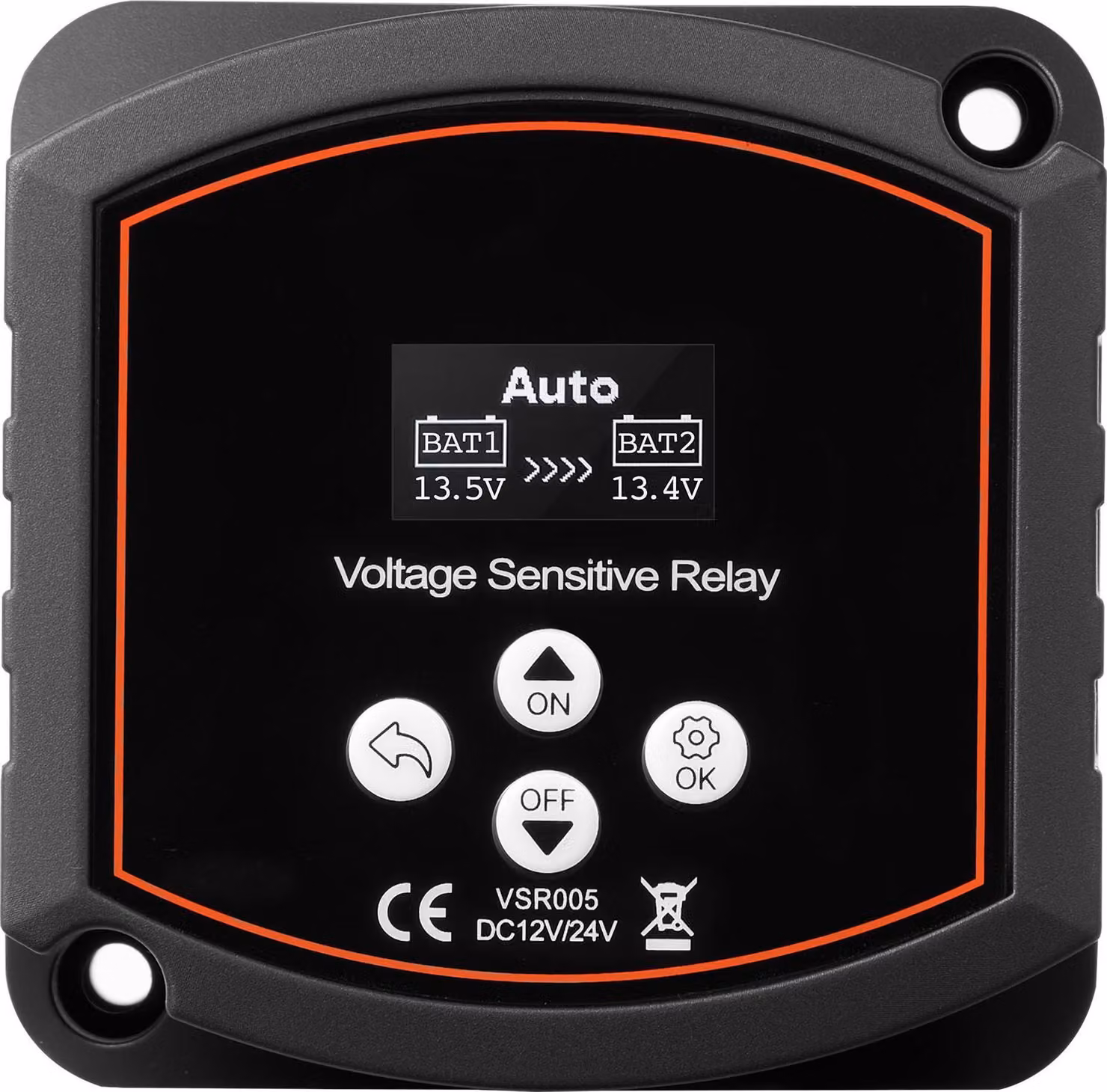 Relè di isolamento SucceBuy, 12 V, 300 A, doppio staccabatteria con display LCD, staccabatteria intelligente per batterie al litio e al piombo, adatto per veicoli, camion, camper, UTV, ATV e barche