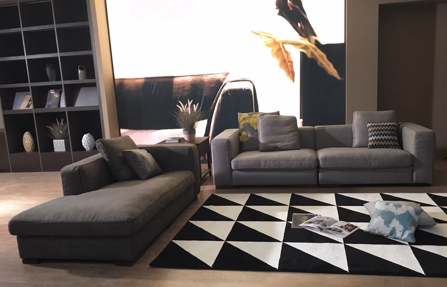 Italy Design Möbel Sofa Couch Polster Set Garnitur 3 + Liege Couchen Sofas