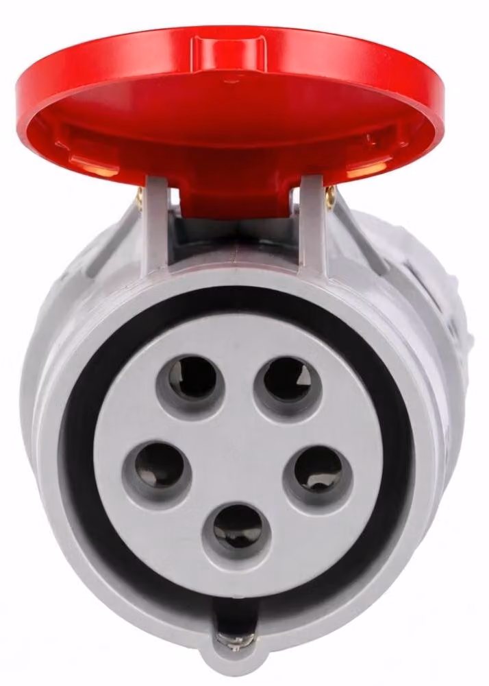 ECOVA Presa Industriale Trifase 415V 3P+N+T IP44 Professionale - Ampere 16 Ampere