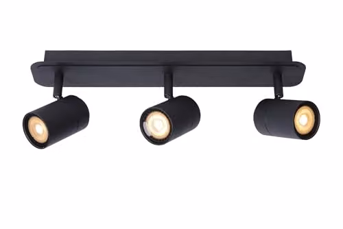 Lucide - Faretto da soffitto, in metallo, 15 W, colore: Nero