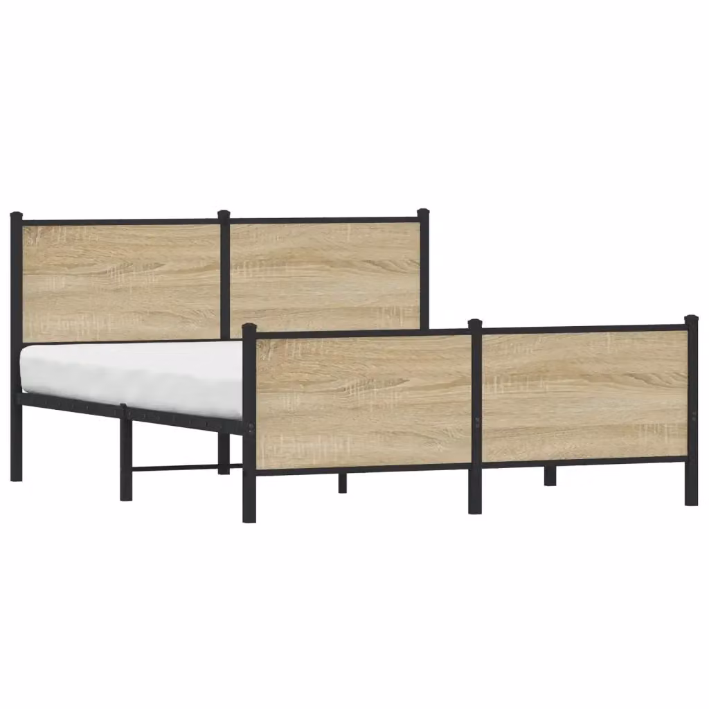 Giroletto in metallo e legno vidaXL colore marrone L: 150 cm, P: 200 cm – 2