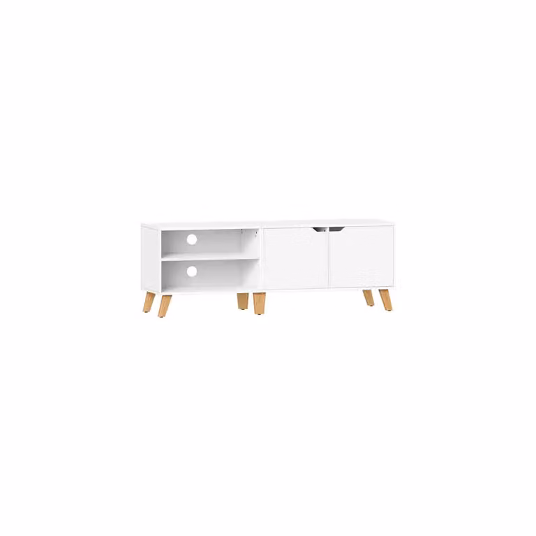 Mobile TV con Ante | VASAGLE, Bianco