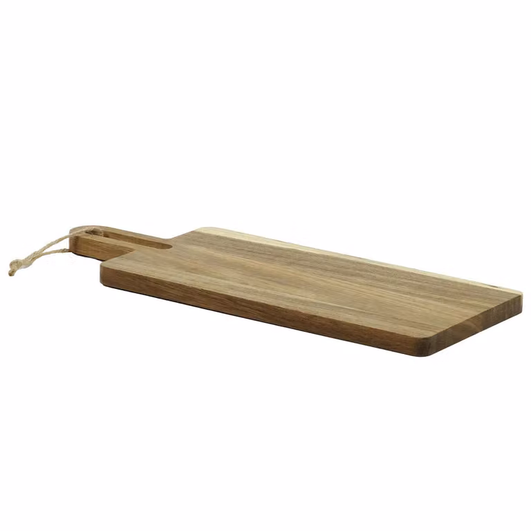 Tagliere Rettangolare Gusto Casa in Legno di Acacia Marrone L: 38 cm, P: 15 cm