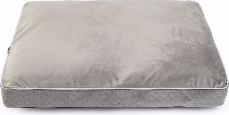 Cuscino per cani con memory foam per cani di taglia grande Lettino per cani lavabile Suede Large XL: 75 x 100 cm Colore: grigio (velluto)