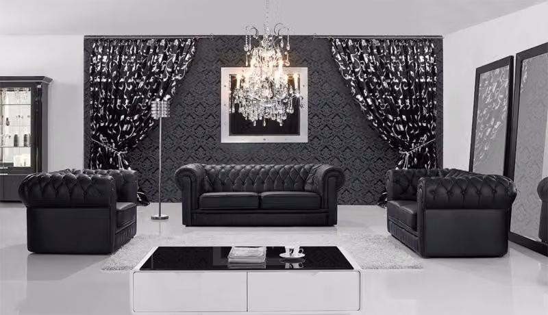 Ledersofa Sofa Couch Sofagarnitur Sitzer Garnitur Design Moderne Sofas Couchen