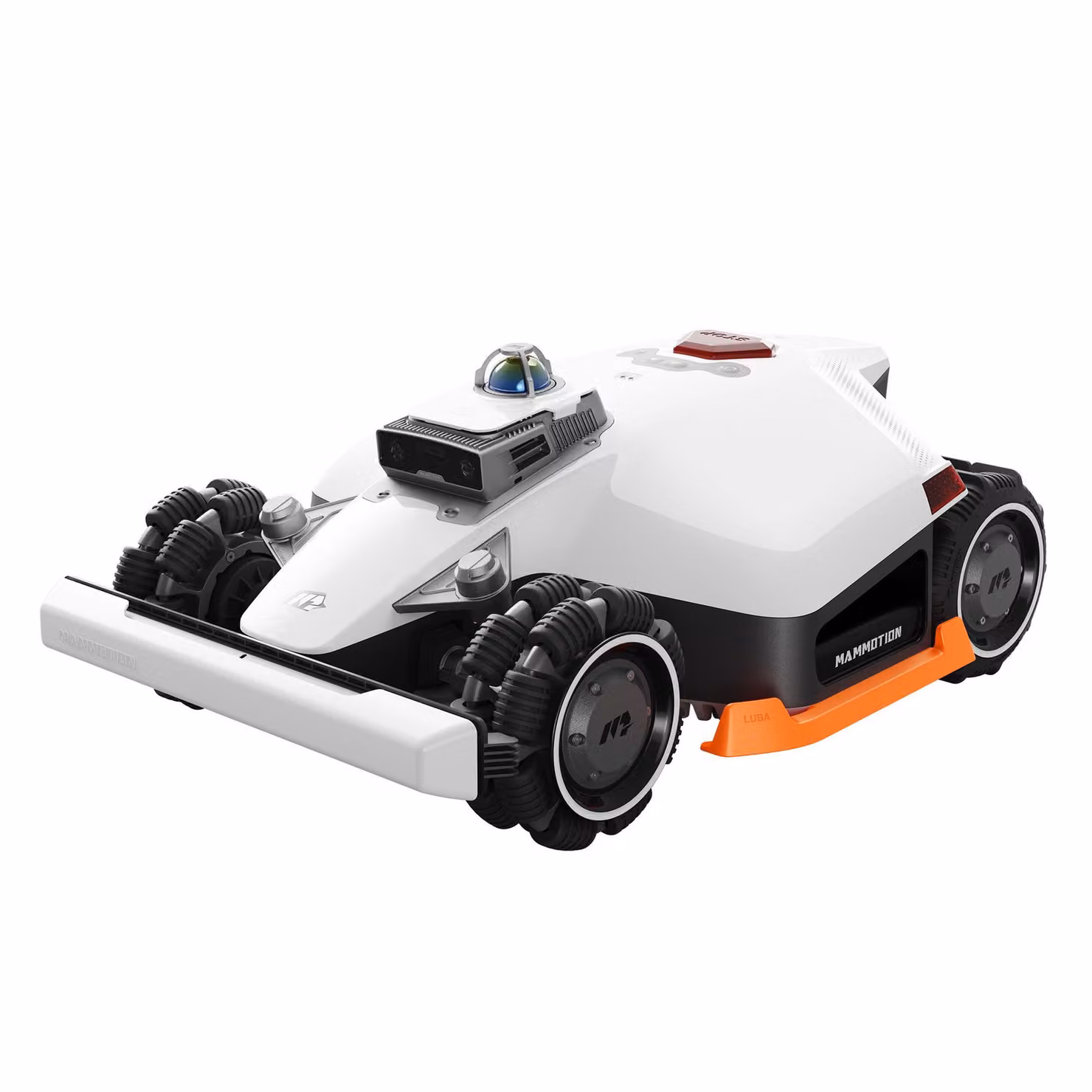 Robot rasaerba Mammotion LUBA 3 AWD 1500, senza fili, per 1500m², visione LiDAR + AI a 360°, trazione integrale, mappatura-auto, pendenza 80%, 4G, app