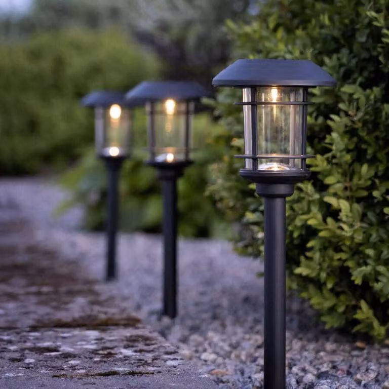 Luce solare a LED "Fride", 3 pezzi