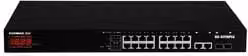 Switch di rete Edimax GS 5216PLC Web Smart PoE+ 18 porte Gigabit Black
