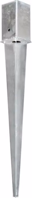 Set di 12 picchetti per terra vidaXL in acciaio zincato argento L/P/H: 8 x 8 x 76 cm – 1