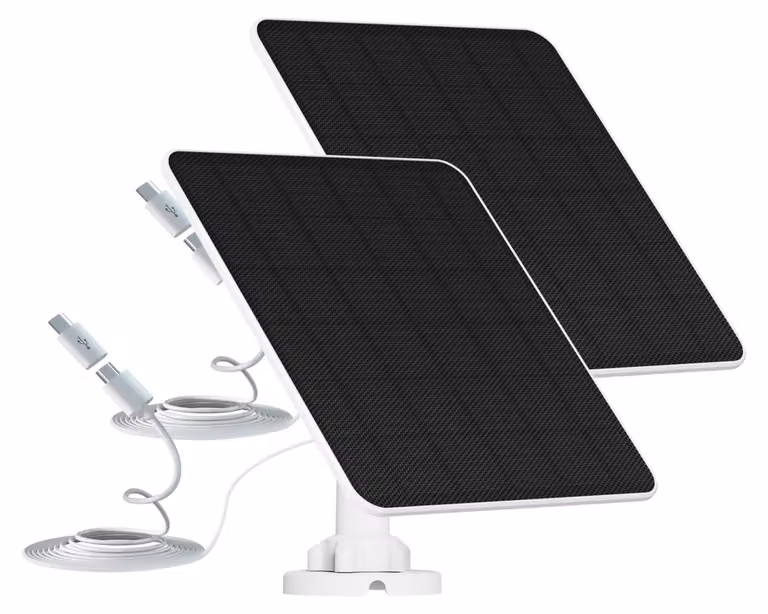 Pannello solare per telecamera di sicurezza alimentata a batteria ricaricabile