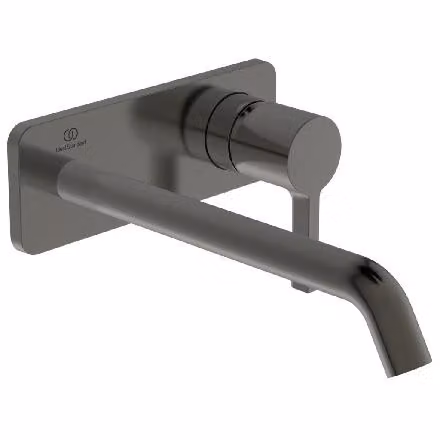 Ideal Standard Joy - Miscelatore da incasso per lavabo, bocca di erogazione 220 mm, Grigio Magnetico A7381A5
