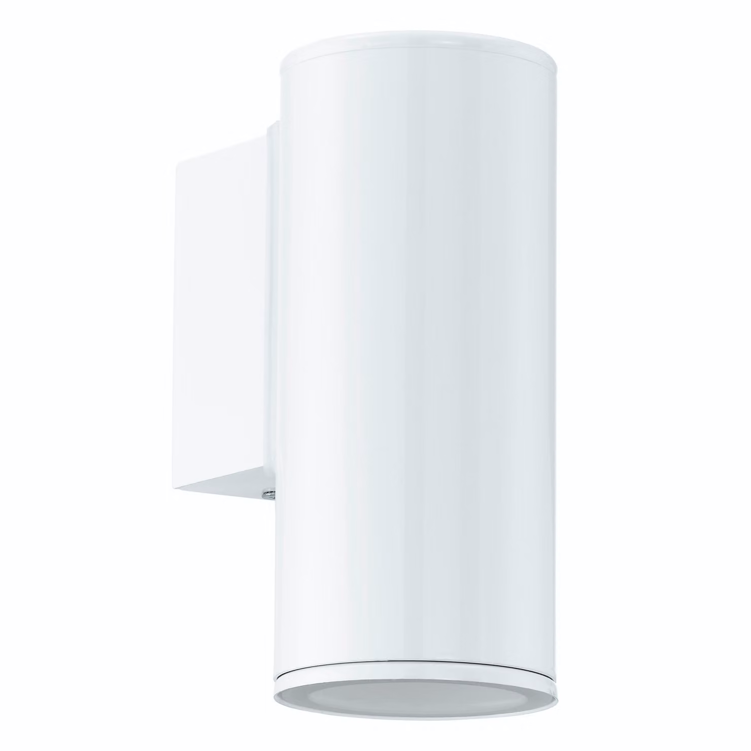 Applique da esterno a LED 1x GU10 max. 3W/230V acciaio zincato bianco IP44 6,5x15x9,5cm