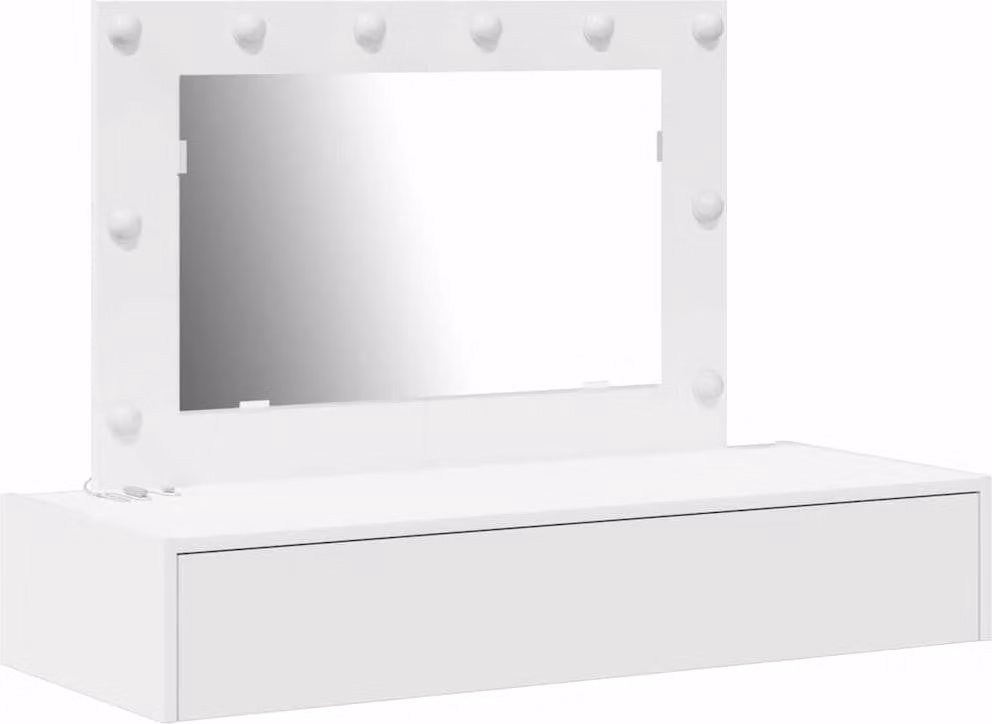 Tavolo da Trucco Bianco 100 x 40 x 70 cm Legno multistrato