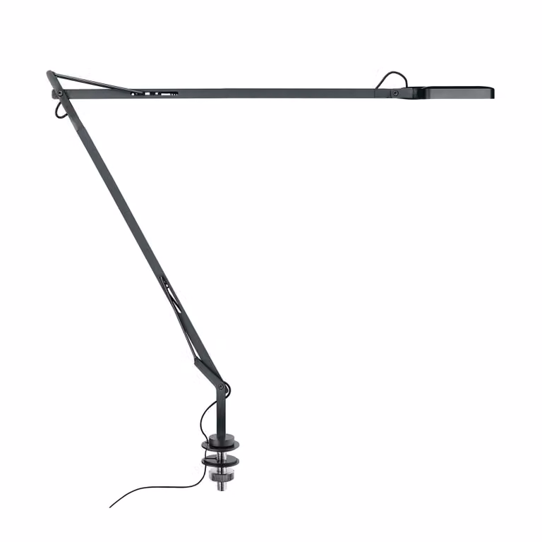 Flos - Kelvin Led Desk support (hidden cable) - Lampada da tavolo - Antracite