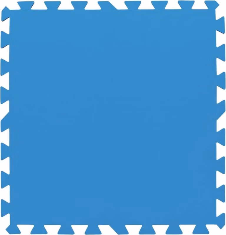Bestway - Set di piastrelle di protezione per il pavimento della piscina Flowclear XL - 18 pezzi á 50 x 50 cm - Blu