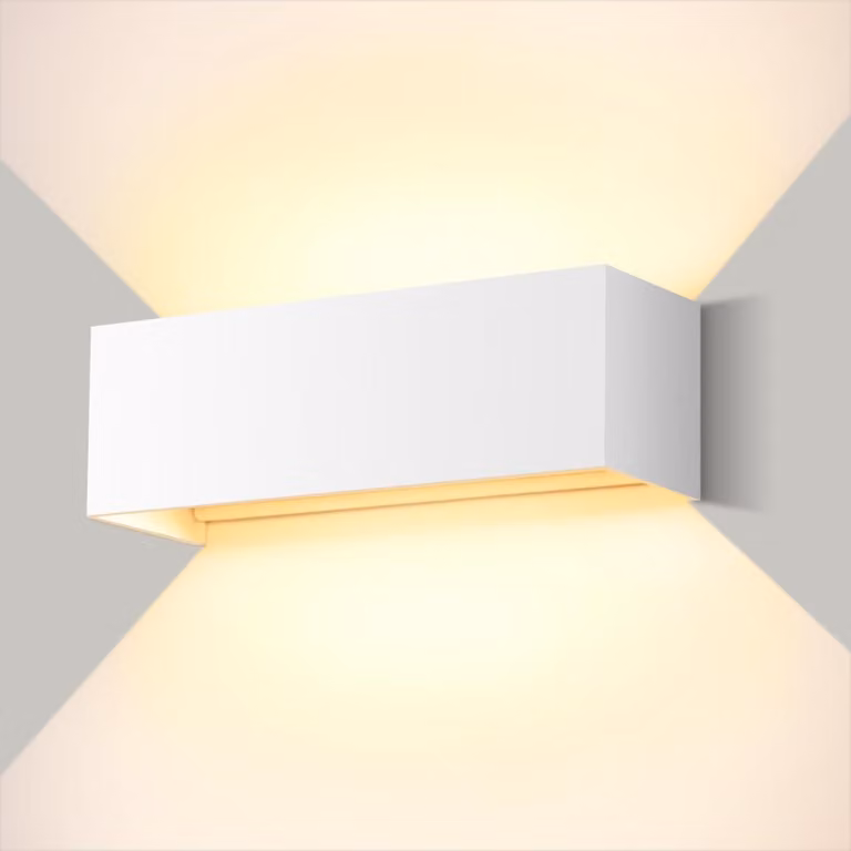 Lampada a parete a LED, 30 W, 3000 lumen, 3000 K, grado di protezione IP65, alluminio, design moderno