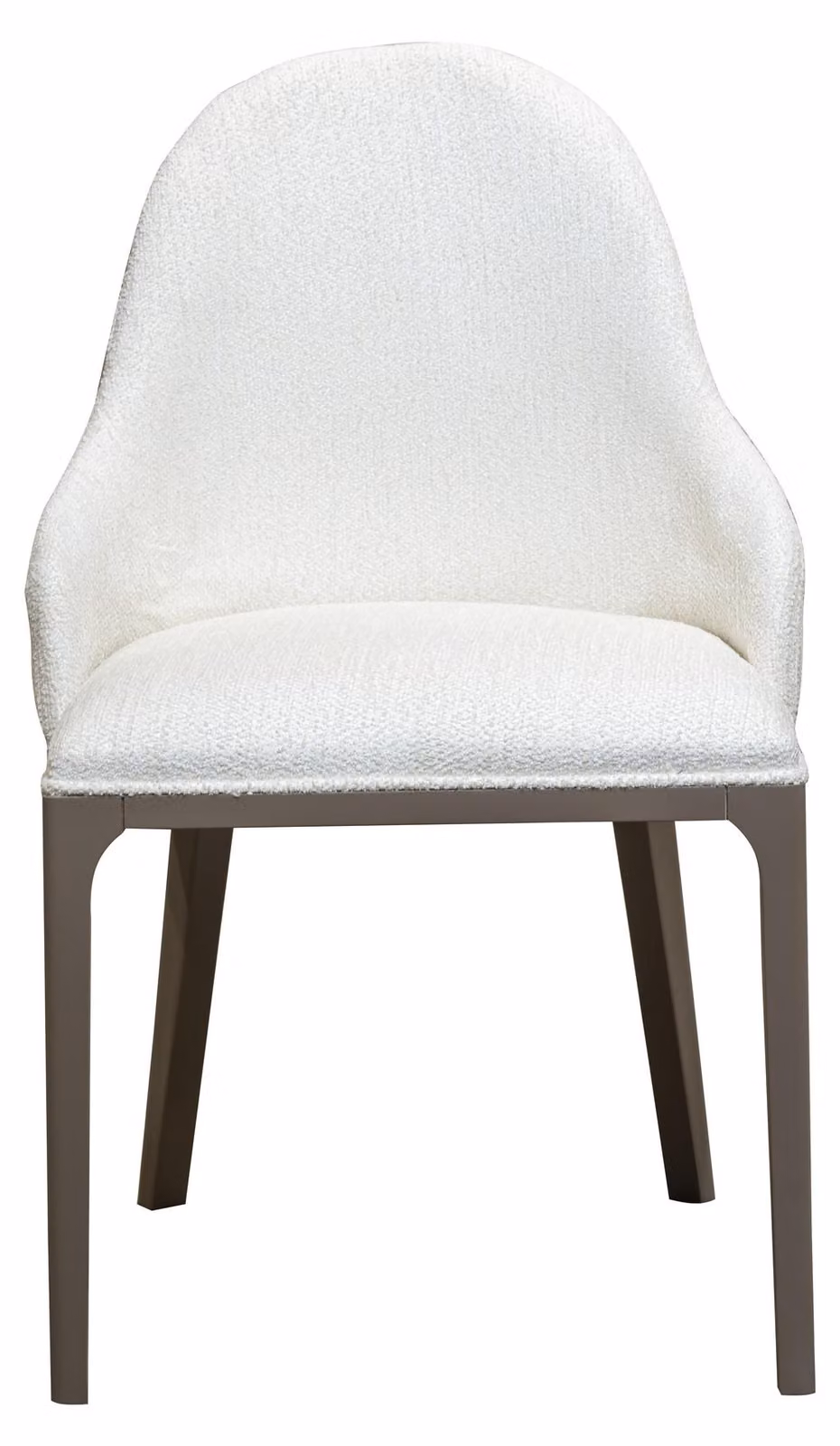 Sedia da sala da pranzo bianca Poltrone di design Piedi in legno Sedia imbottita di design