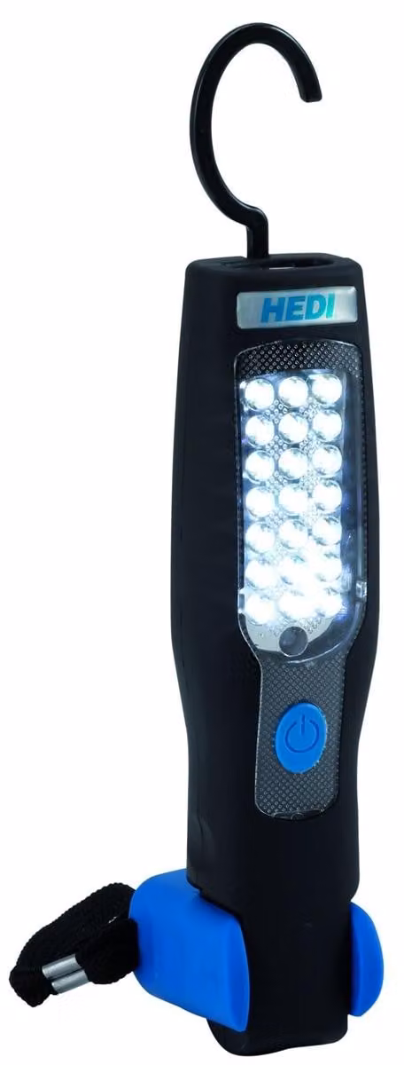HEDI AL521LED lampada a mano ricaricabile torcia a sospensione gancio di tenuta magnete giunto LED