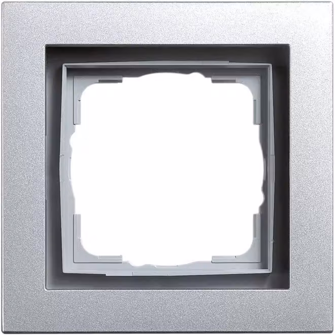 Telaio adattatore GIRA 1-gang alluminio 1253651 (1253651)
