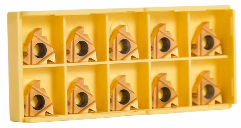 Punte per CNC, 10 pezzi - Inserti in carburo di tungsteno - Utensili da taglio - Accessorio per tornio - Uso duraturo - Compatibili con acciaio inossidabile - Inserti di taglio