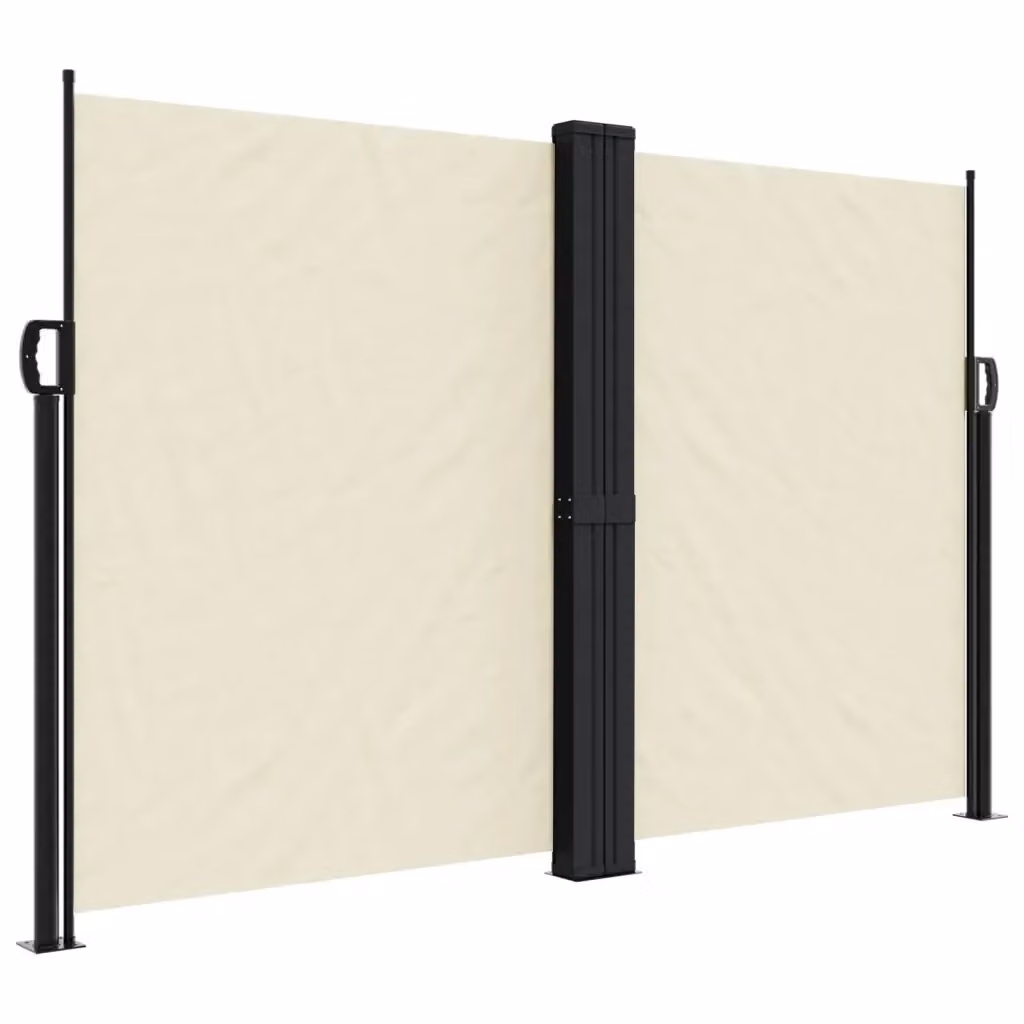 Tenda da sole laterale retrattile Videx beige in poliestere e alluminio L: 1000 cm, H: 160 cm – 2