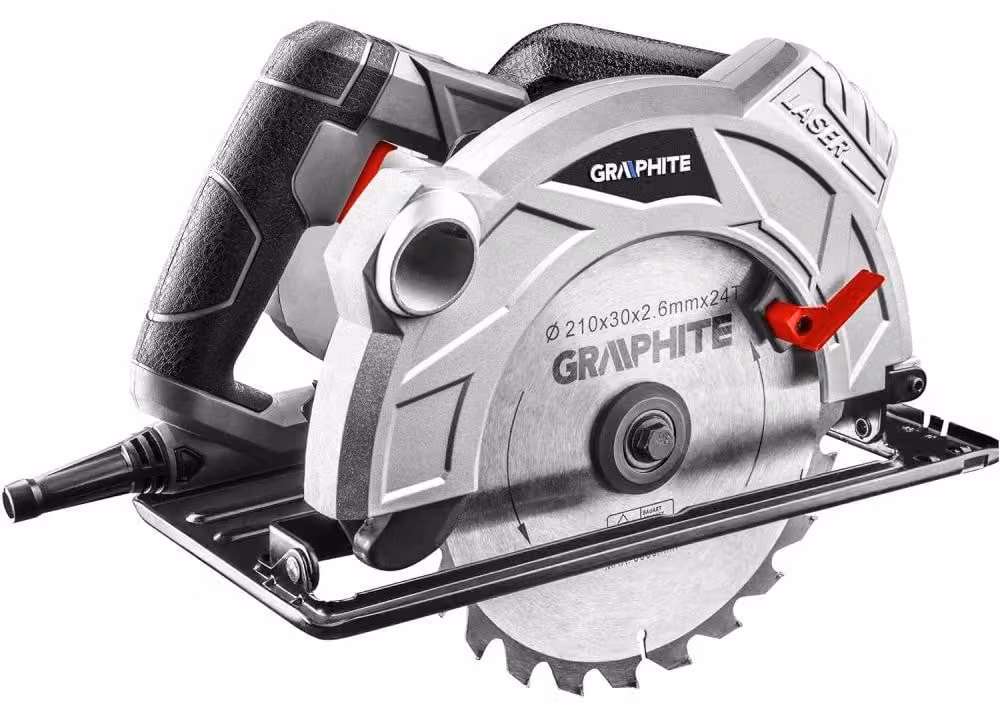 GRAPHITE Sega circolare 1800W, lama 210 x 30 mm