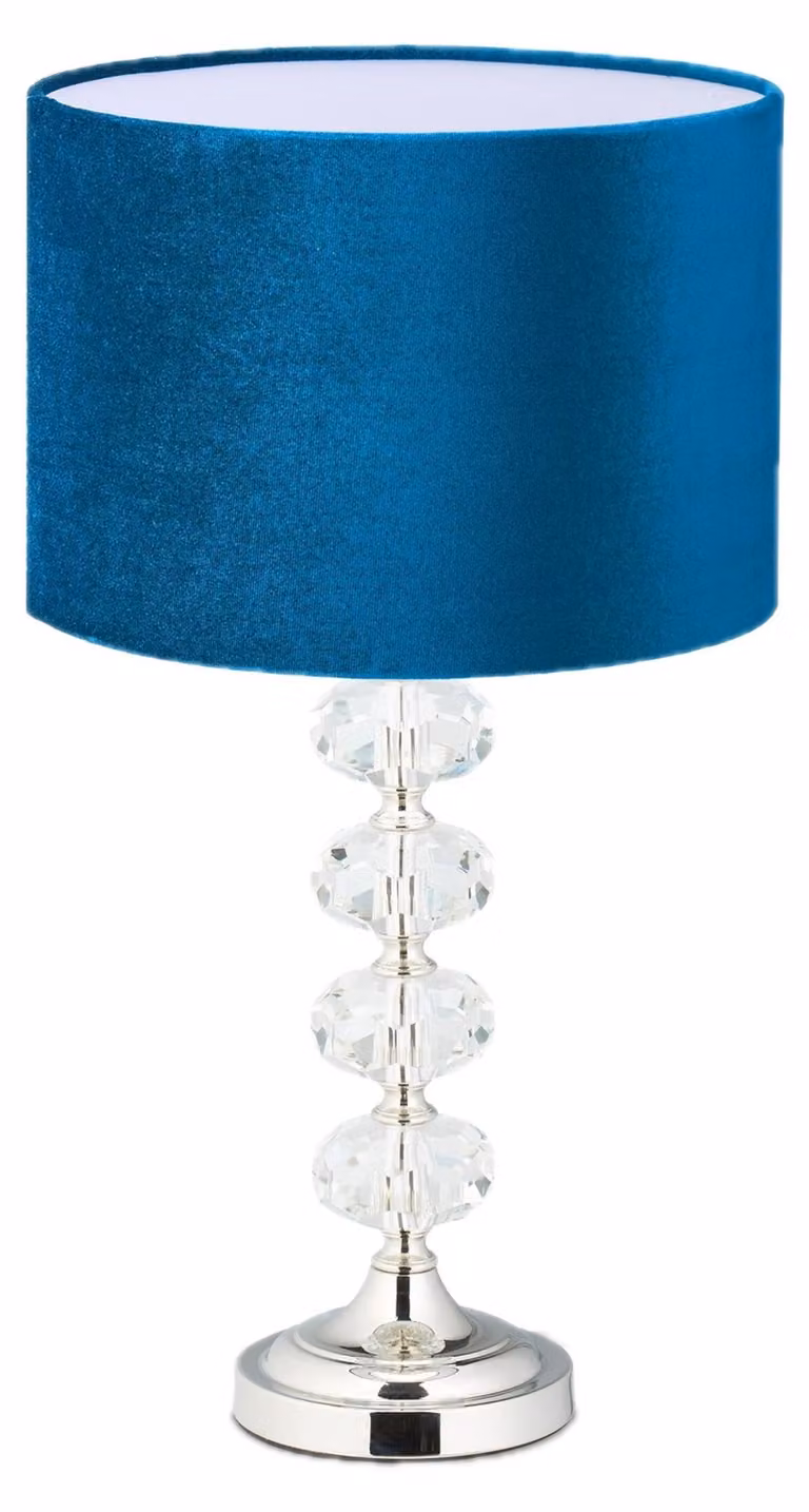 Lampada da tavolo Relaxdays 10038915, blu