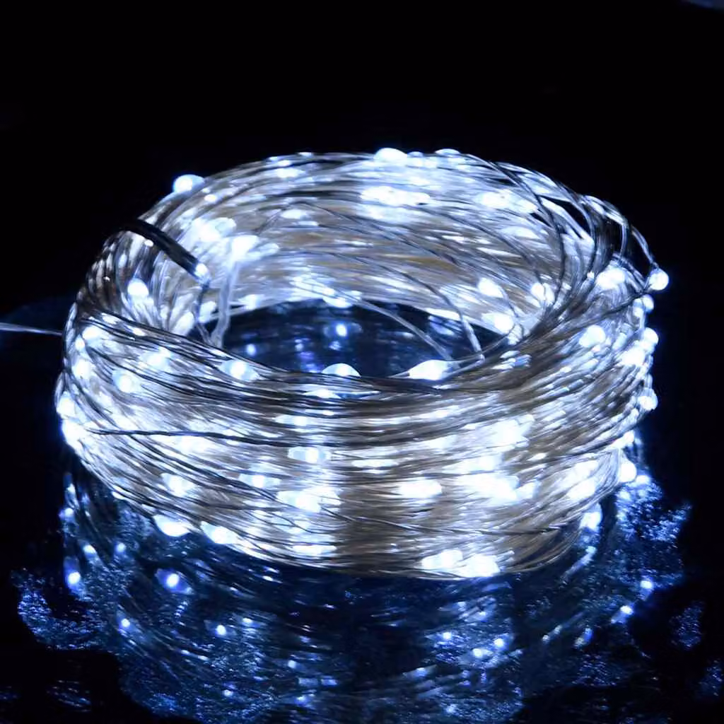 vidaXL Stringa LED con 300 Luci LED Bianco Freddo 30 m