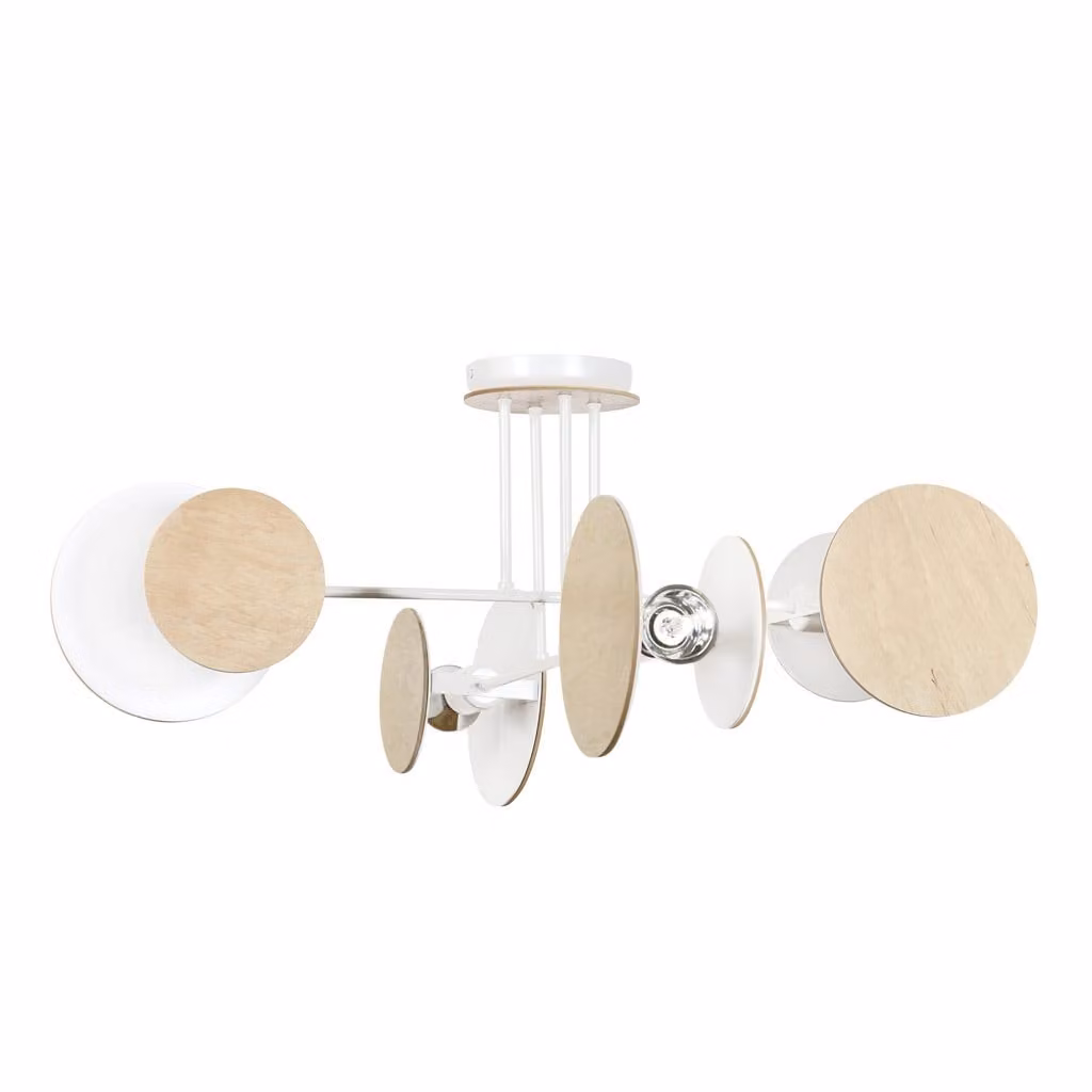 LAMPADA DA SOFFITTO Emibig 4xE27 60W ZITA 4 BIANCA 174/4