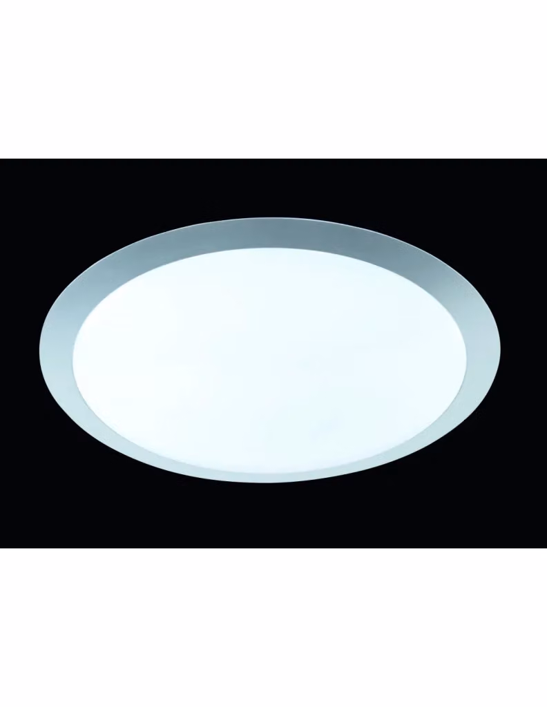 Plafoniera Moderna Led Gonzalo Trio Leuchten in Alluminio Dimmerabile Grigio Diametro: 42 cm – 2