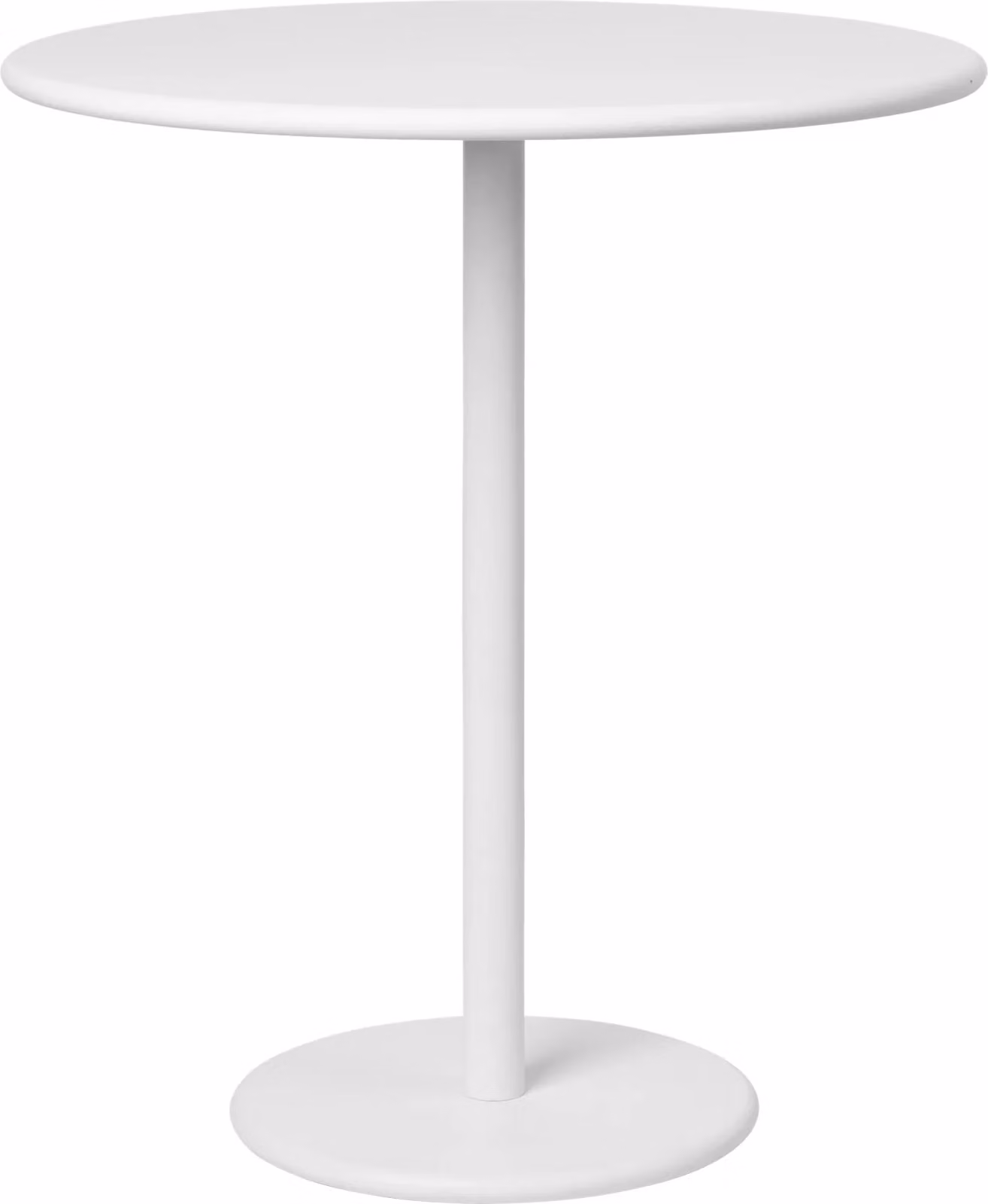 tavolino blomus tavolo rotondo da giardino bianco alluminio metallo comodino NUOVO